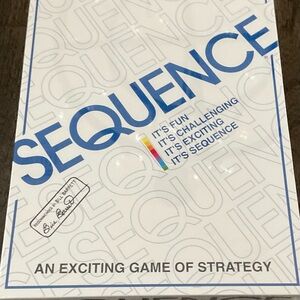 New Sequence Strategy Board Game